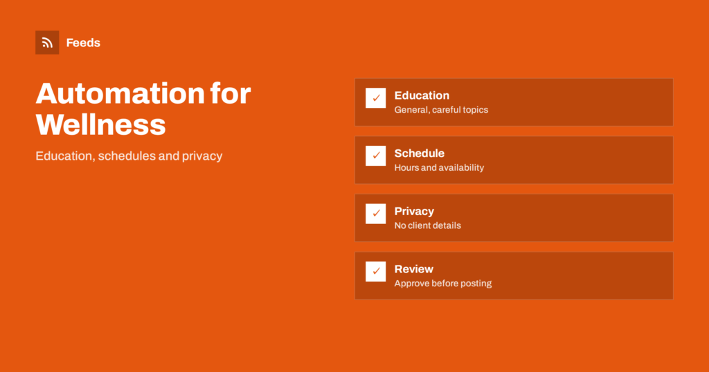 Content Automation for Therapists and Wellness Practitioners