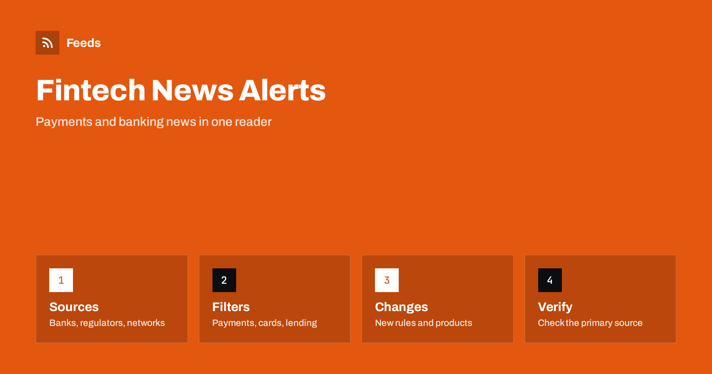 How to Follow Fintech, Payments and Banking News with RSS