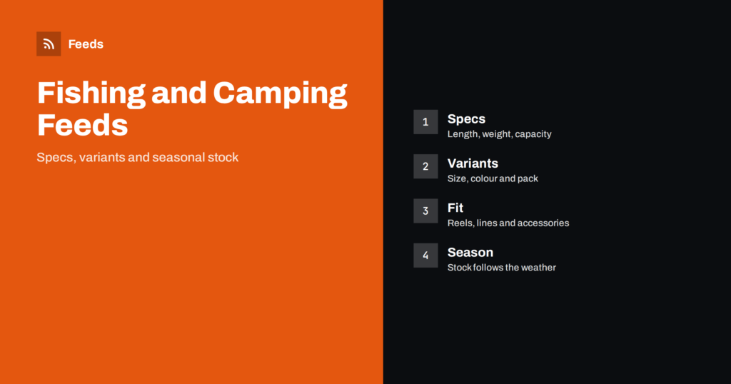 Product Feeds for Fishing and Camping Gear Stores: A Guide