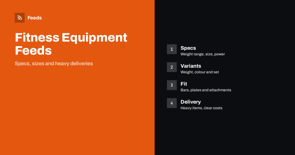 Product Feeds for Fitness Equipment and Home Gym Stores