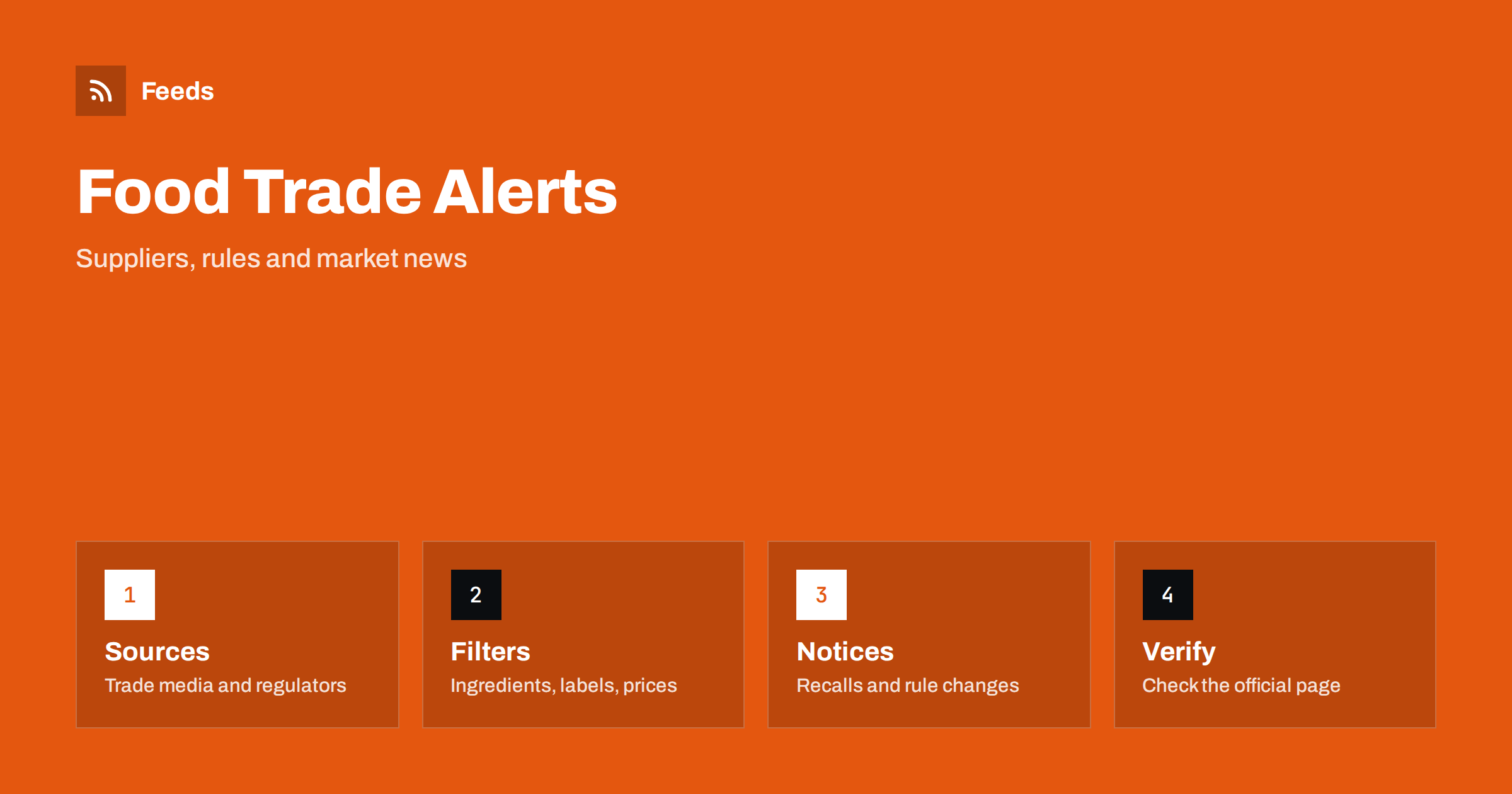 How to Follow Food Industry and Restaurant Trade News with RSS