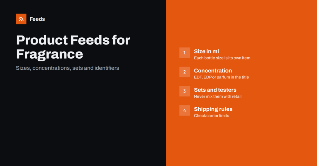 Product Feeds for Perfume and Fragrance Stores: A Guide