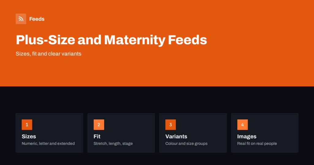 Product Feeds for Plus-Size and Maternity Clothing Stores