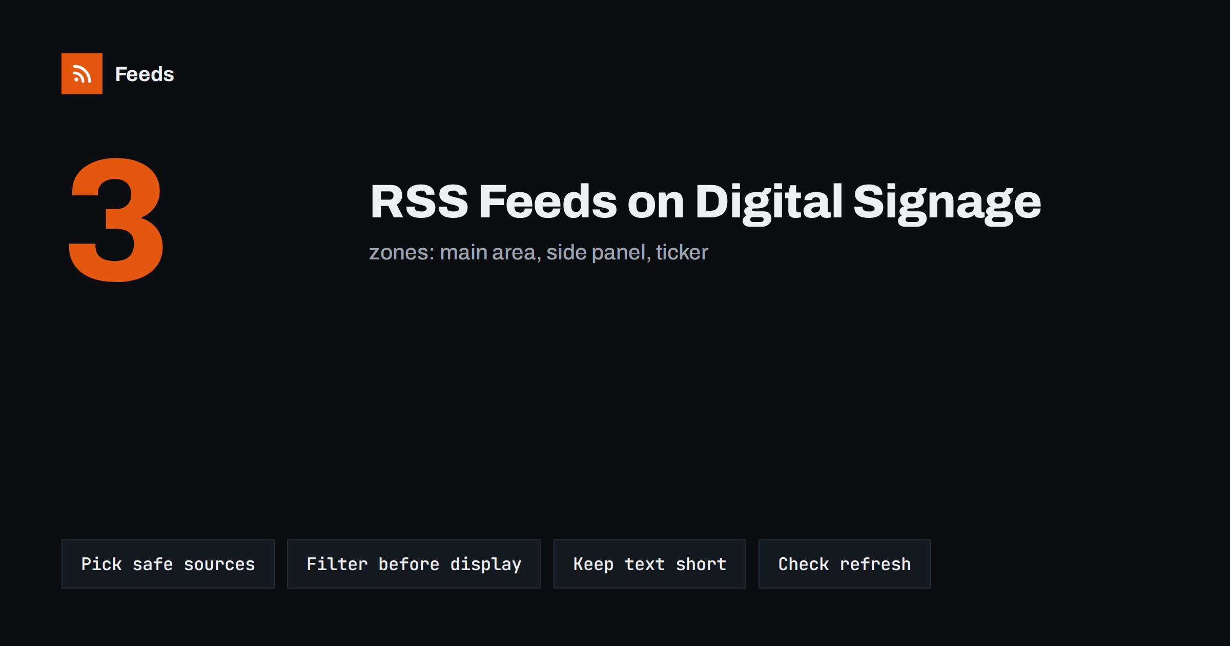 RSS Feeds on Digital Signage: News Tickers and Lobby Screens