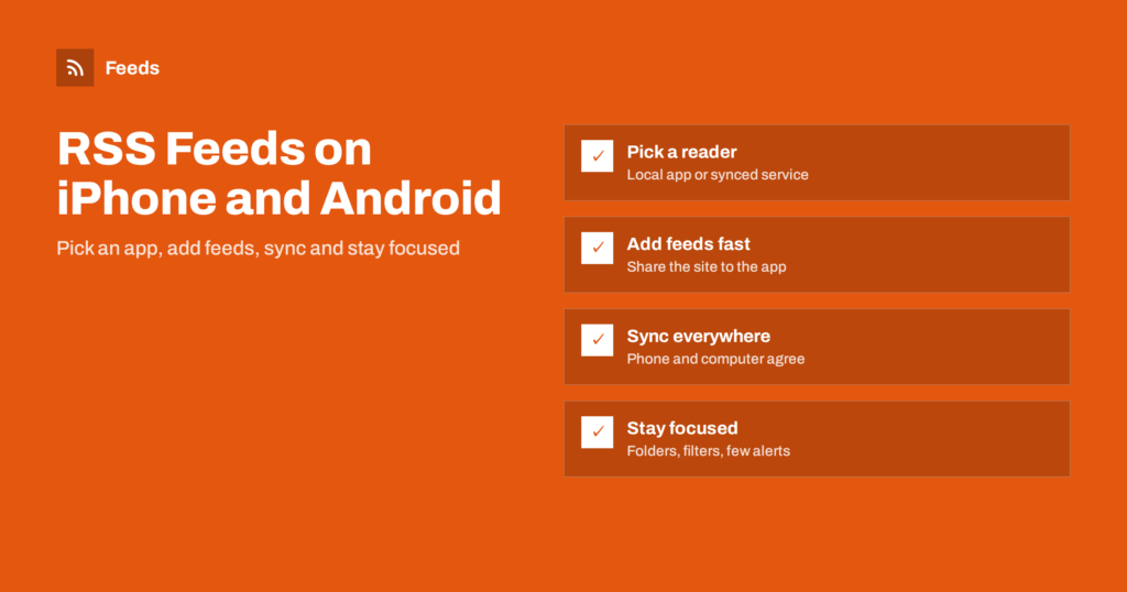 How to Read RSS Feeds on iPhone and Android, Step by Step