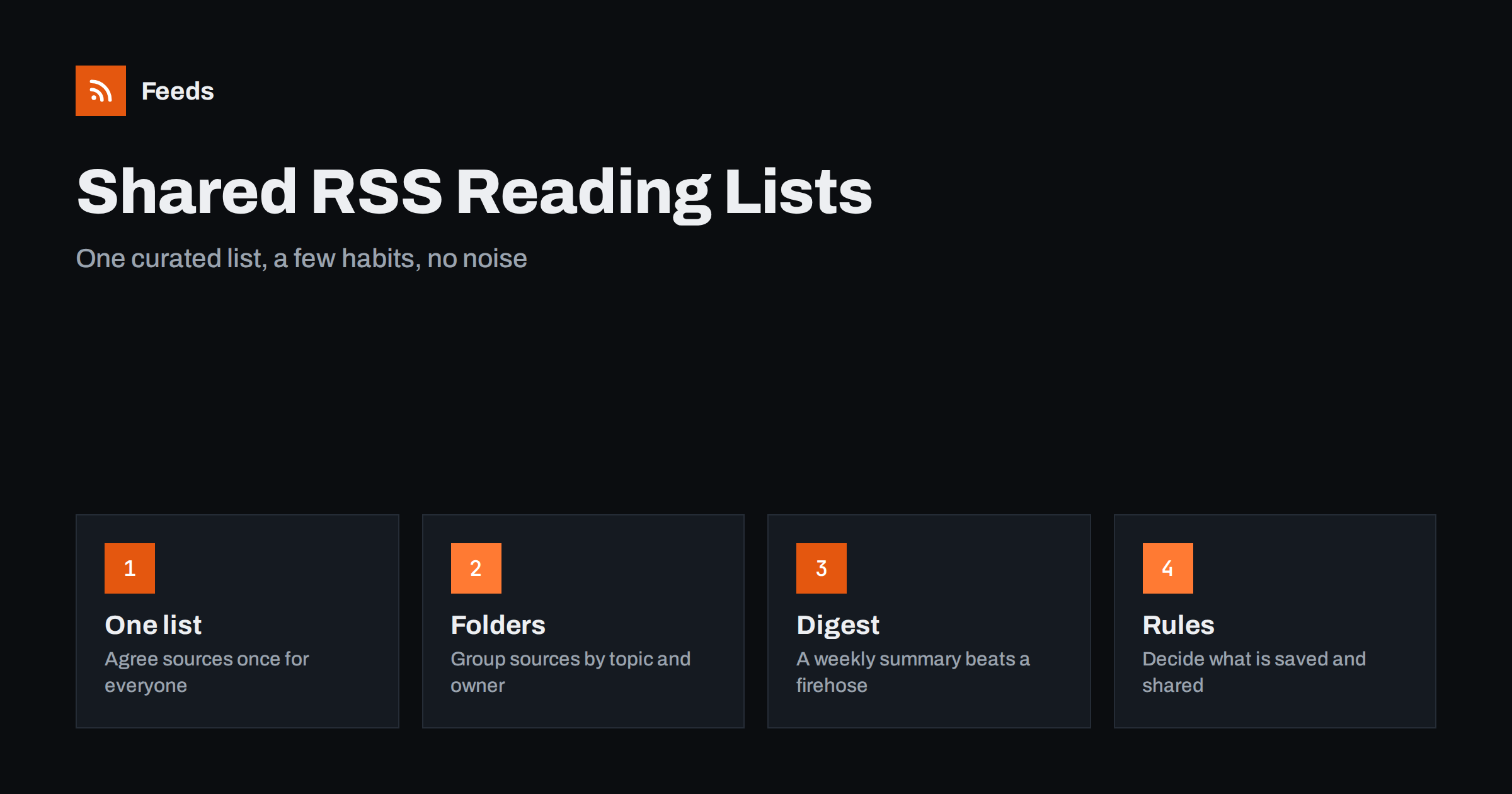 Shared RSS Reading Lists for Teams: Setup and Habits
