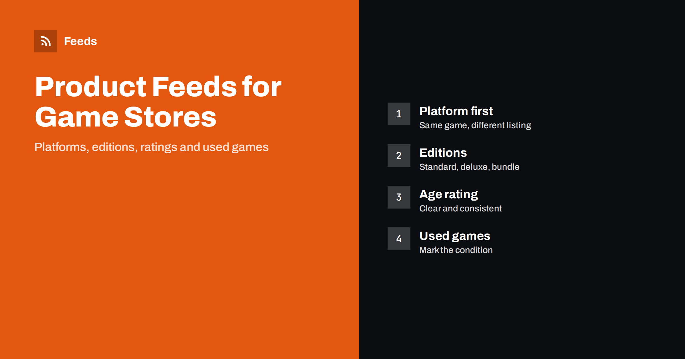 Product Feeds for Video Game and Console Stores: A Guide